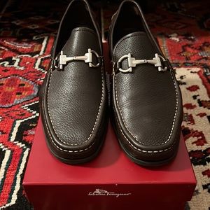 Salvatore Ferragamo Magnifico Loafer. Hickory calf leather. Excellent condition!
